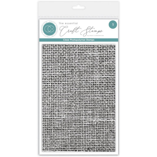 Craft Consortium - Hessian Testure Stamp