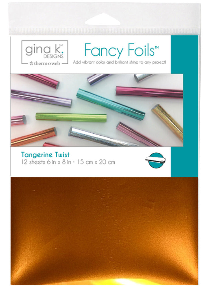 Gina K. - Fancy Foils - Tangerine Twist