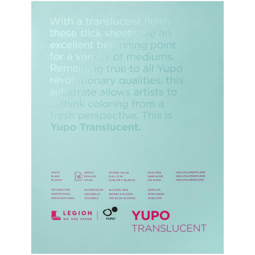 Legion - Translucent Yupo Paper - 9x12 Pad