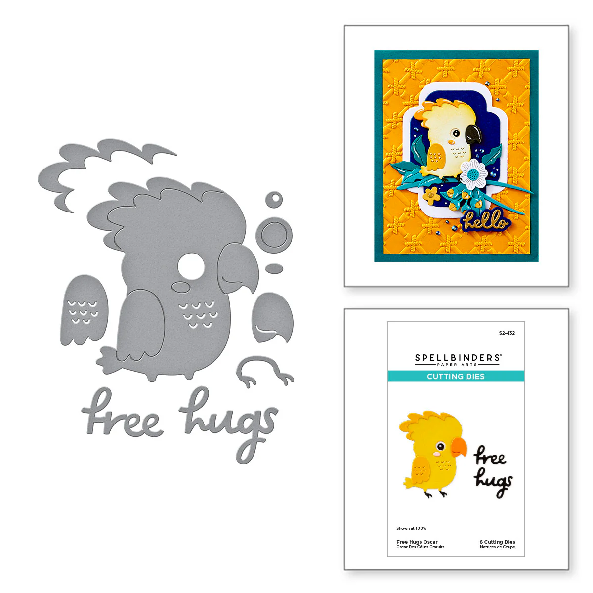 Spellbinders - Free Hugs Oscar Die Set
