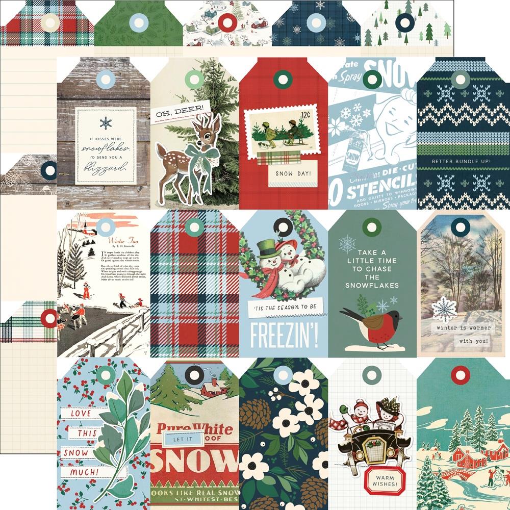 Simple Stories - Simple Vintage Flannel Season - Cardstock: Tag Elements