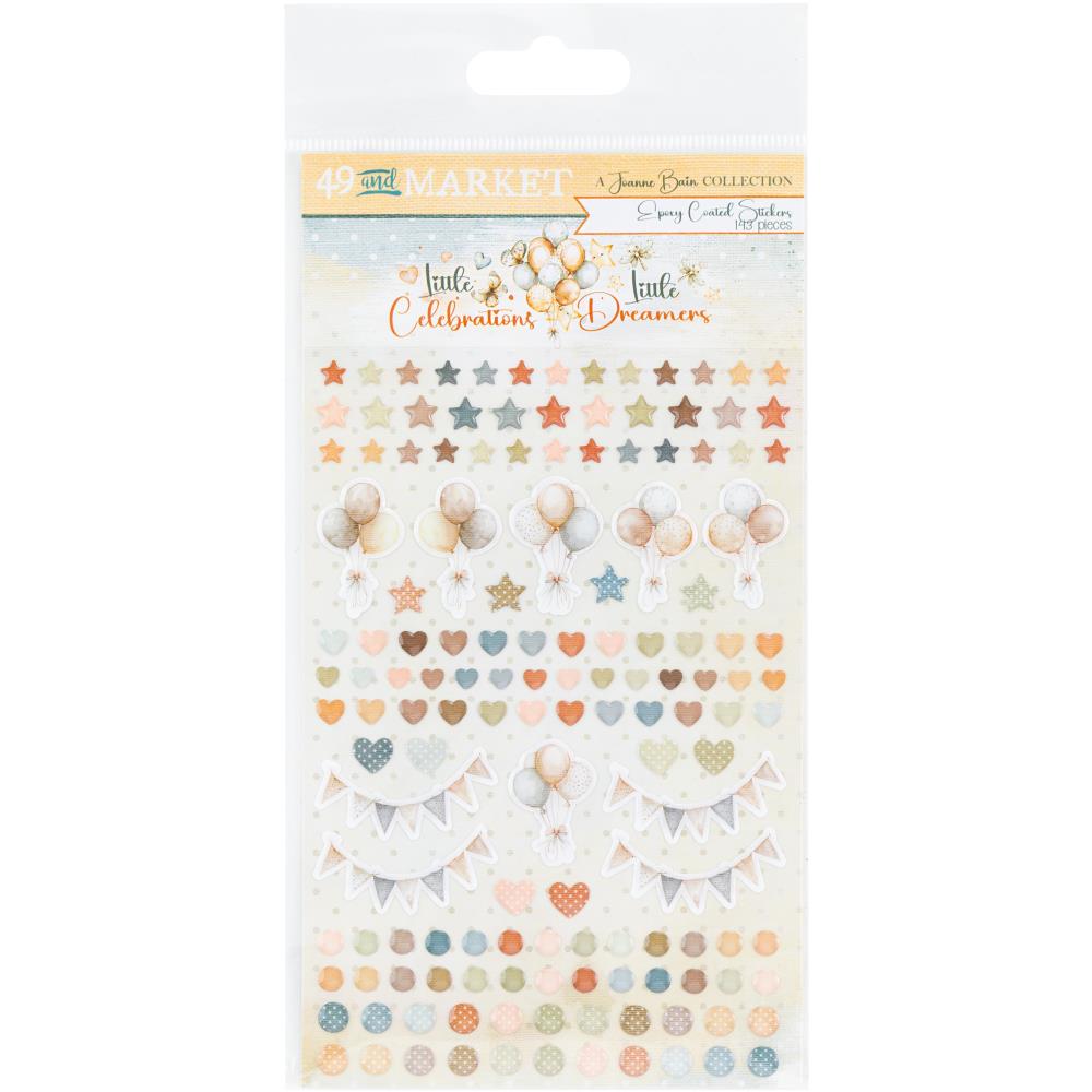 49 and Market - Little Dreamer/Little Celebrations - Epoxy Stickers