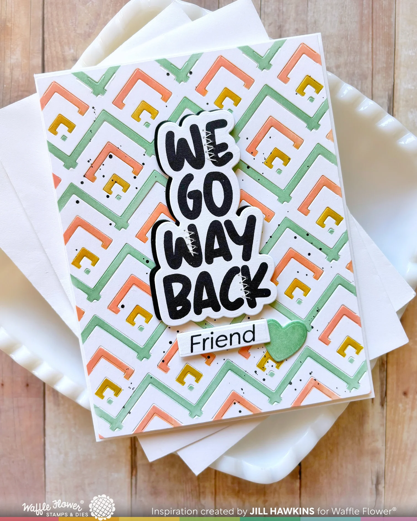 Waffle Flower - Old Friend Sentiments Stamp & Die Bundle