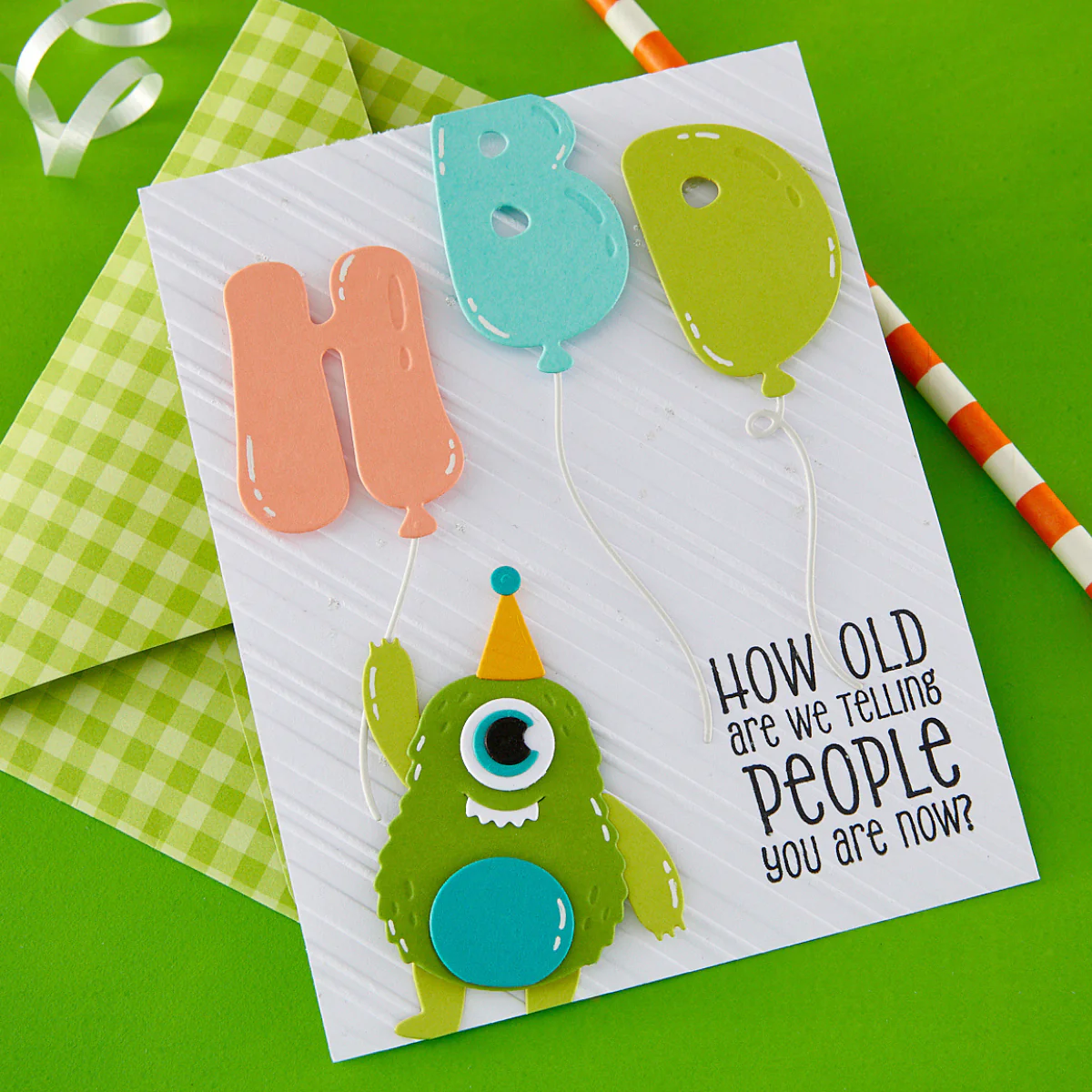 Spellbinders - HBD Balloons Die Set