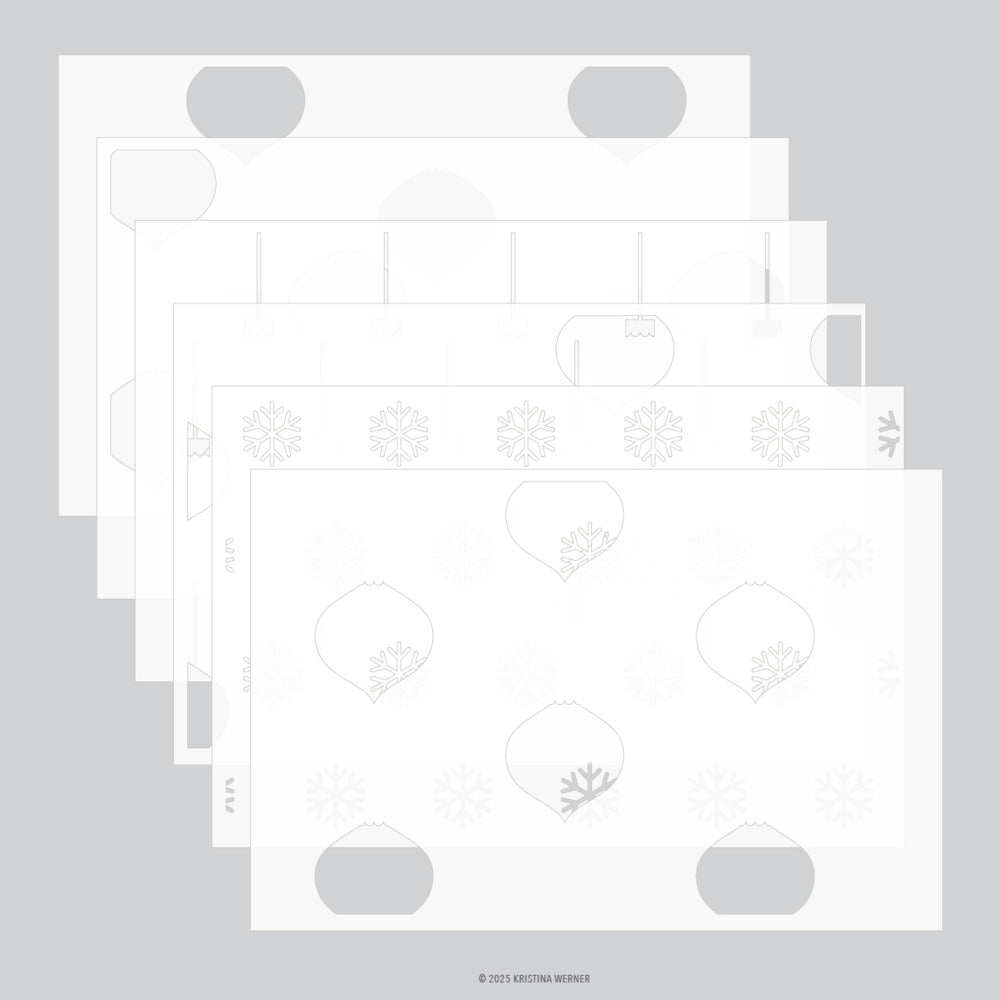 Concord & 9th - Ornaments Stencil Pack by Kristina Werner