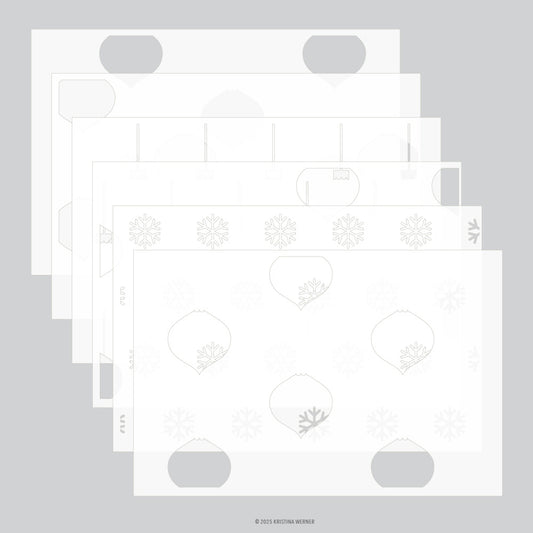 Concord & 9th - Ornaments Stencil Pack by Kristina Werner