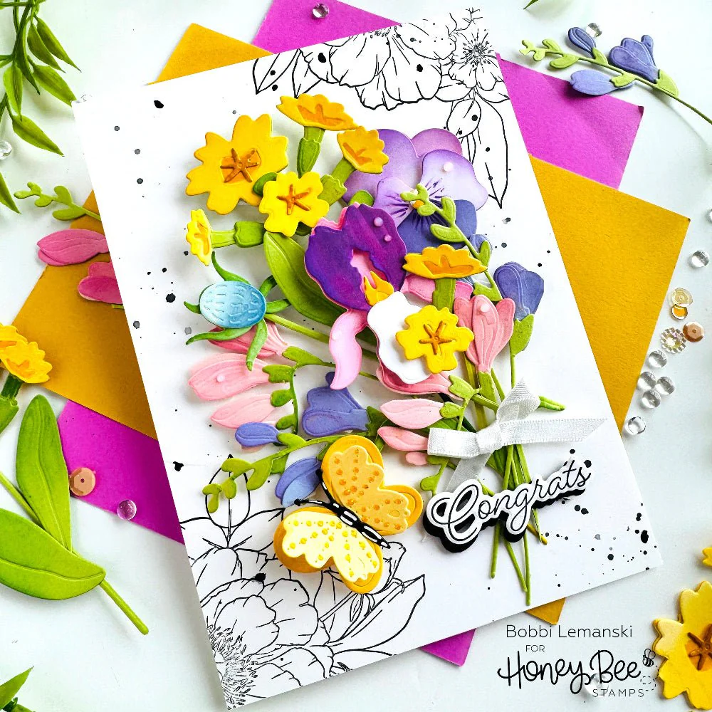 Honey Bee - Lovely Layers: Petals & Wings
