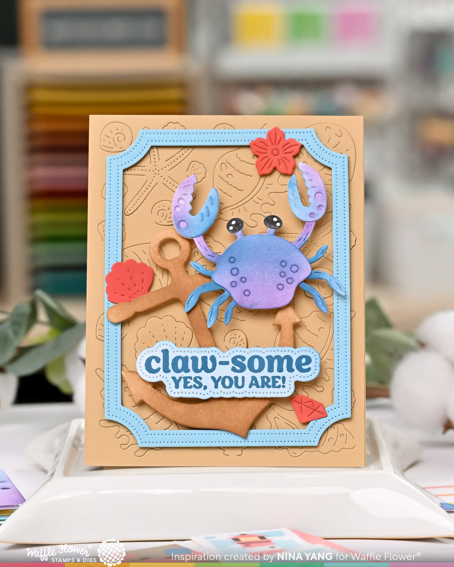 Waffle Flower - Nesting Piercing Ticket Frames Die Set