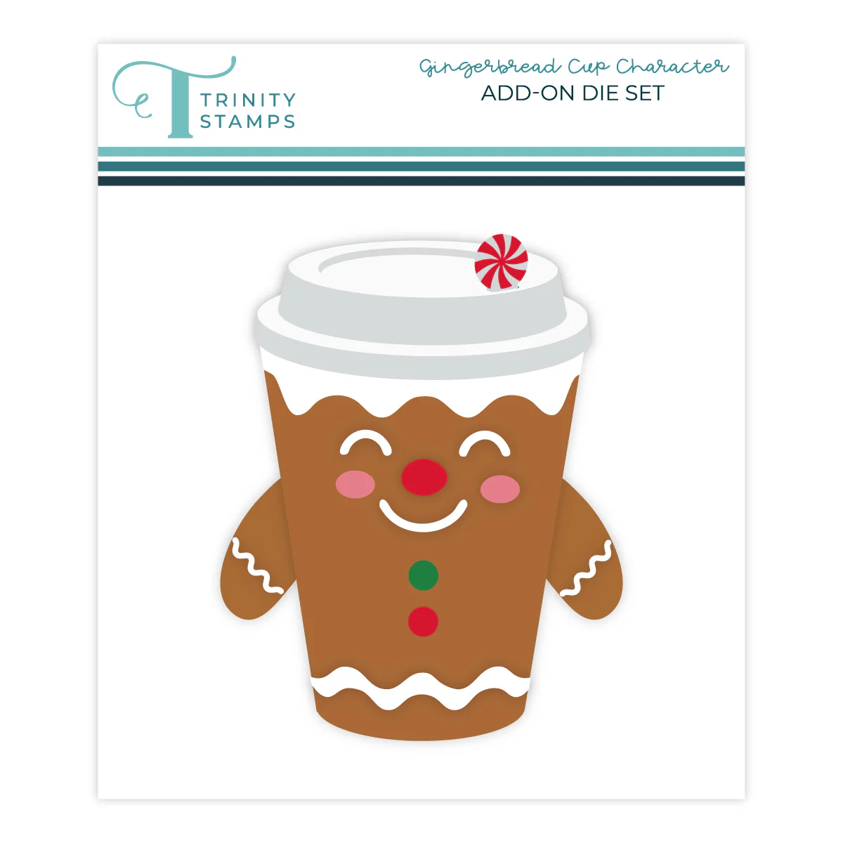 Trinity - Cup Character - Gingerbread Add-On Die Set