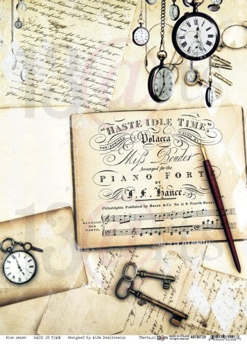 13Arts - Back In Time - Rice Paper