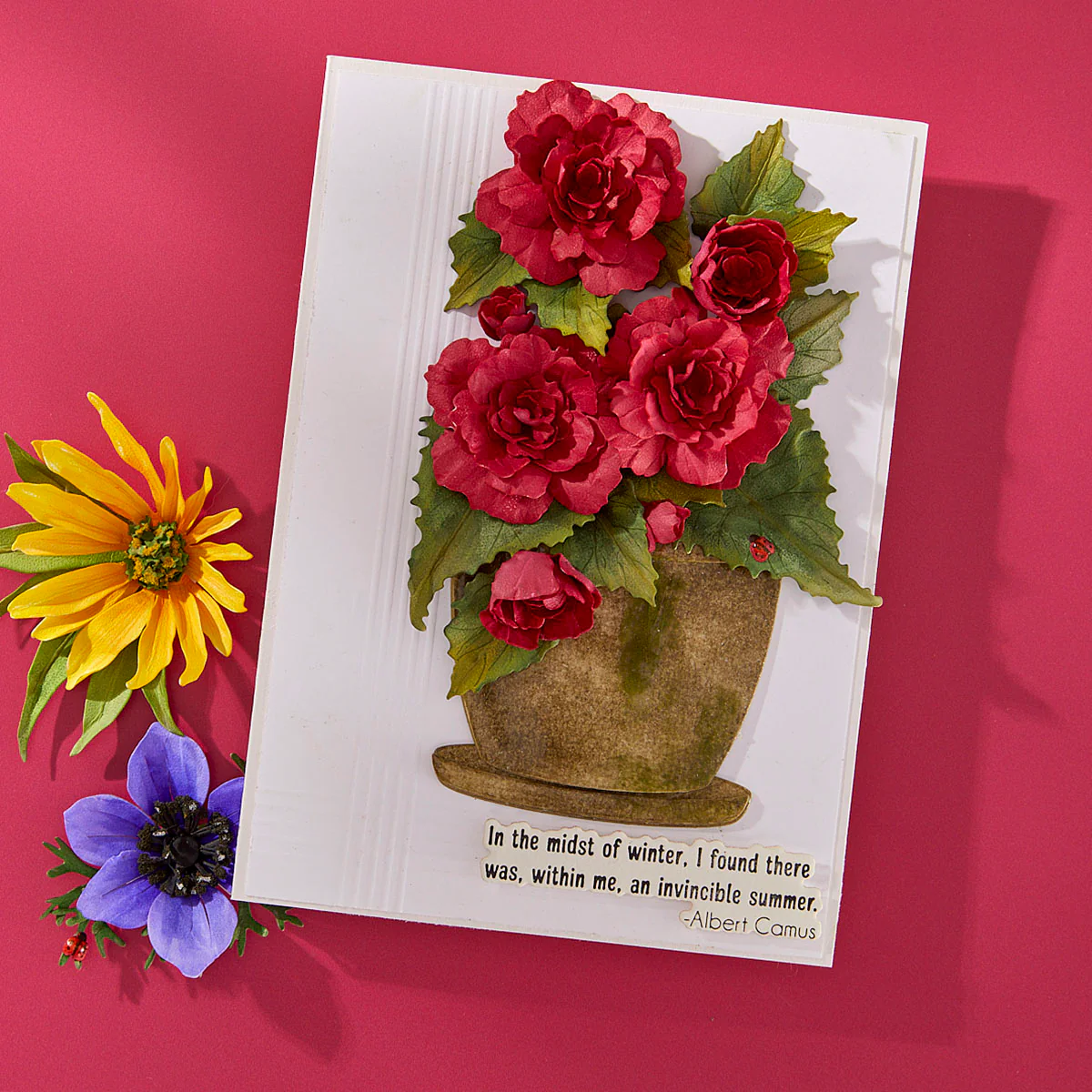 Spellbinders - Begonia and Ladybugs Die Set