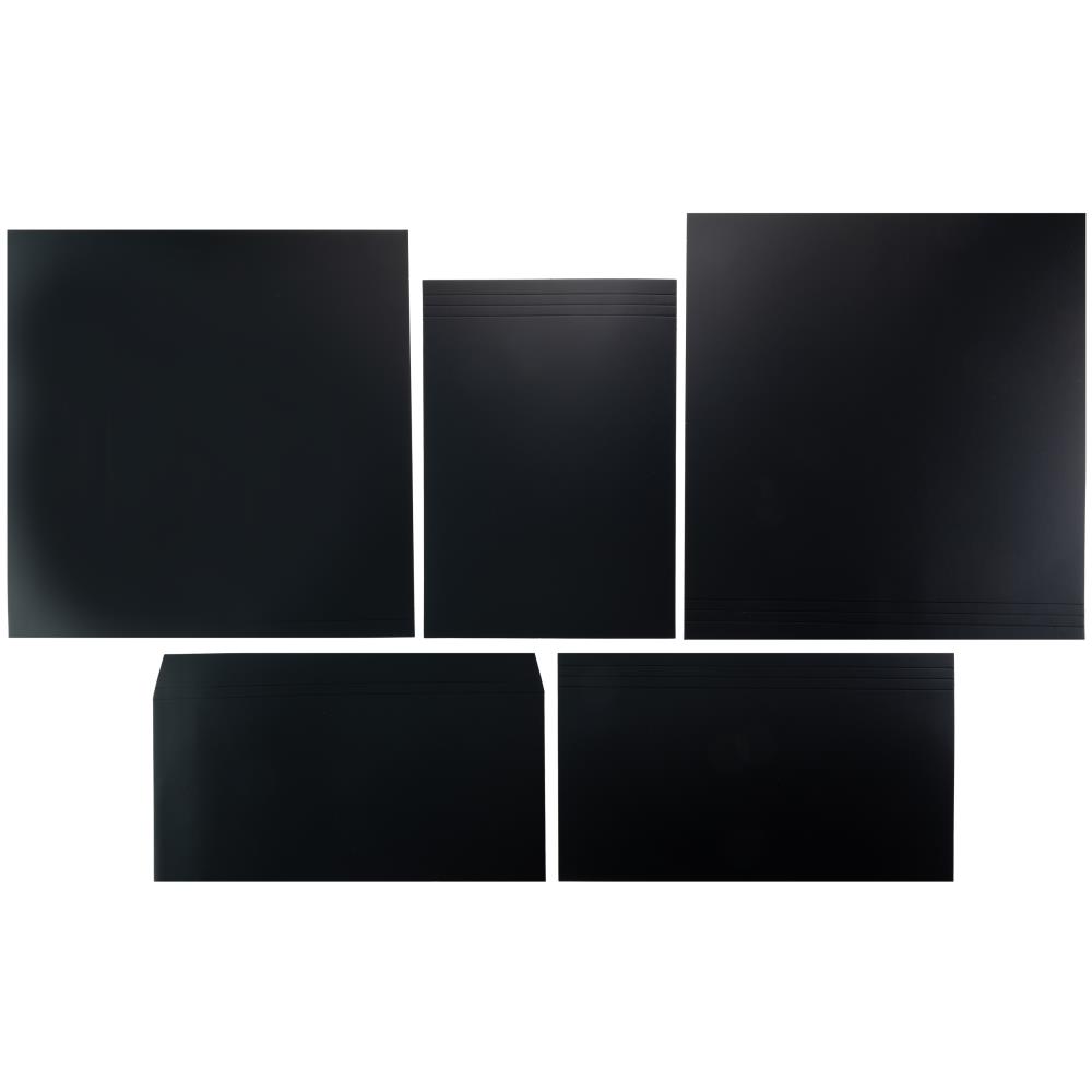 49 & Market - Create-An-Album Foundations Inserts - 12x12 Black