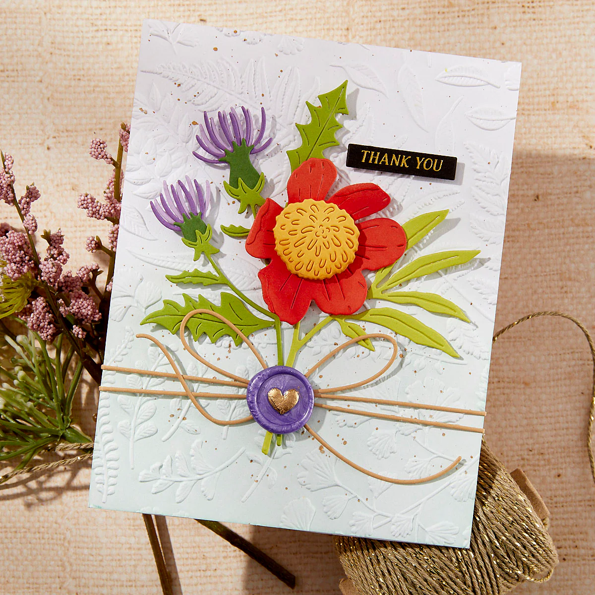 Spellbinders - 3D Embossing Folder - Field Notes