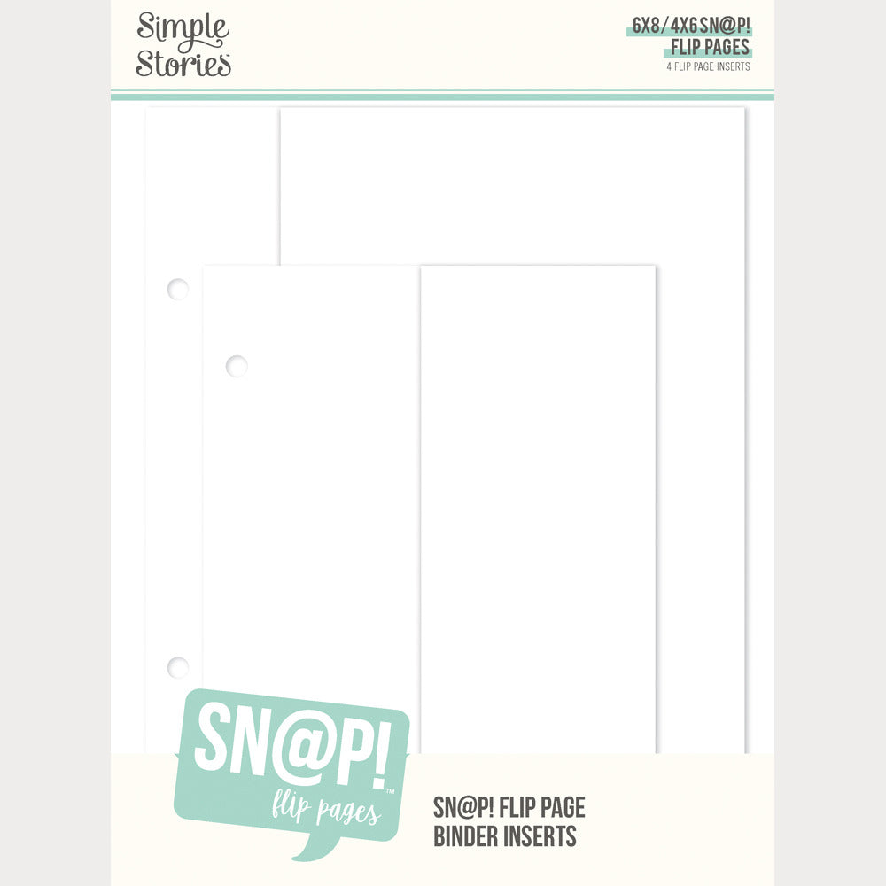 Simple Stories - 6x8 / 4x6 Snap Flip Pages