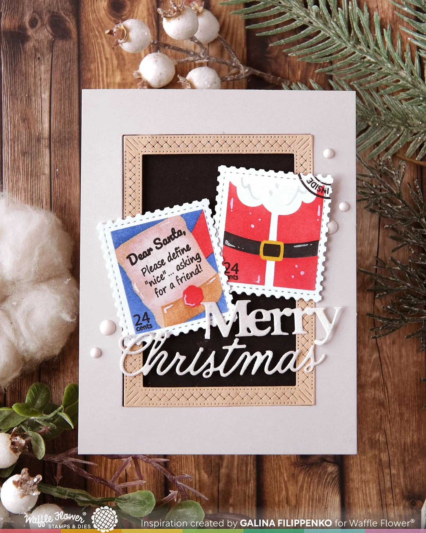 Waffle Flower - Merry Christmas Die Set
