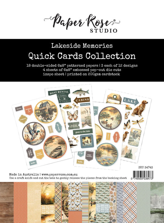Paper Rose - Lakeside Memories - Quick Cards Collection
