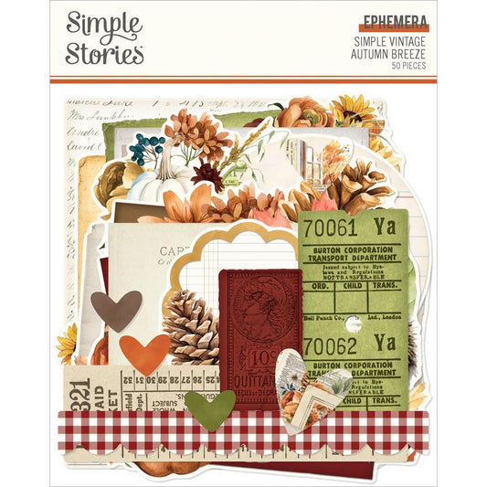 Simple Stories - Simple Vintage Autumn Breeze - Ephemera