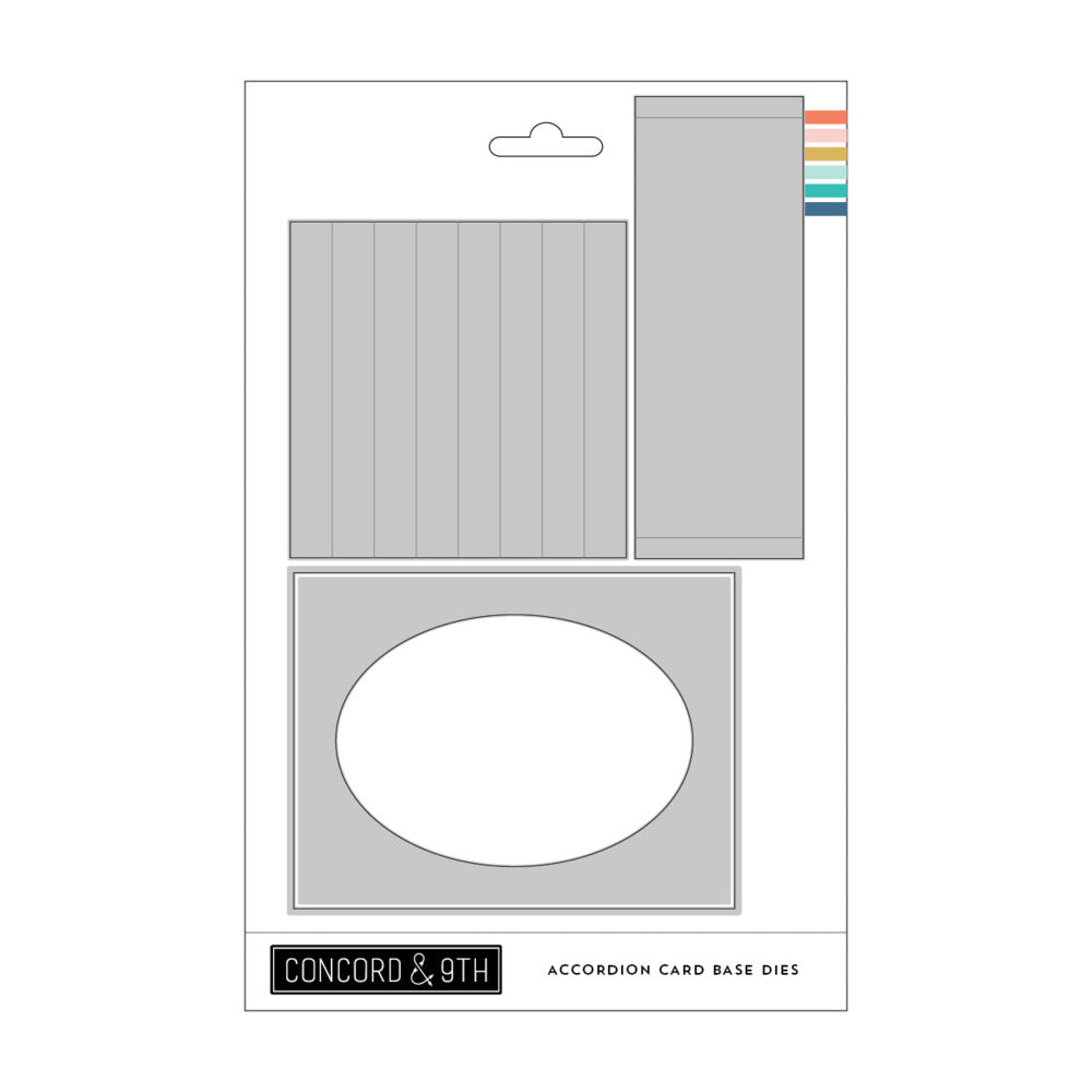 Concord & 9th - Accordion Card Base Die Set