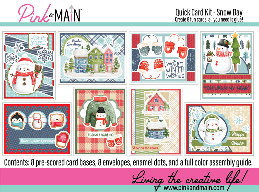 Pink & Main - Quick Card Kit - Snow Days