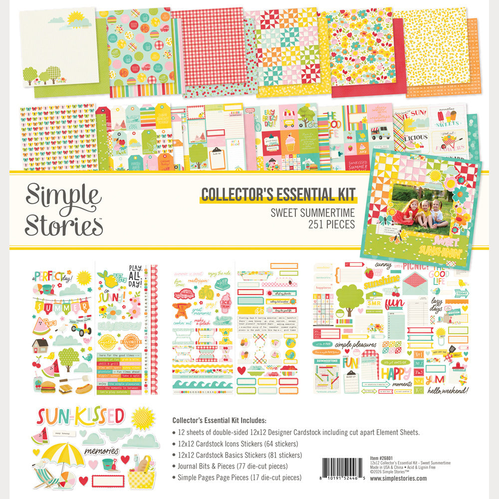 Simple Stories - Sweet Summertime - Collector's Essential Kit