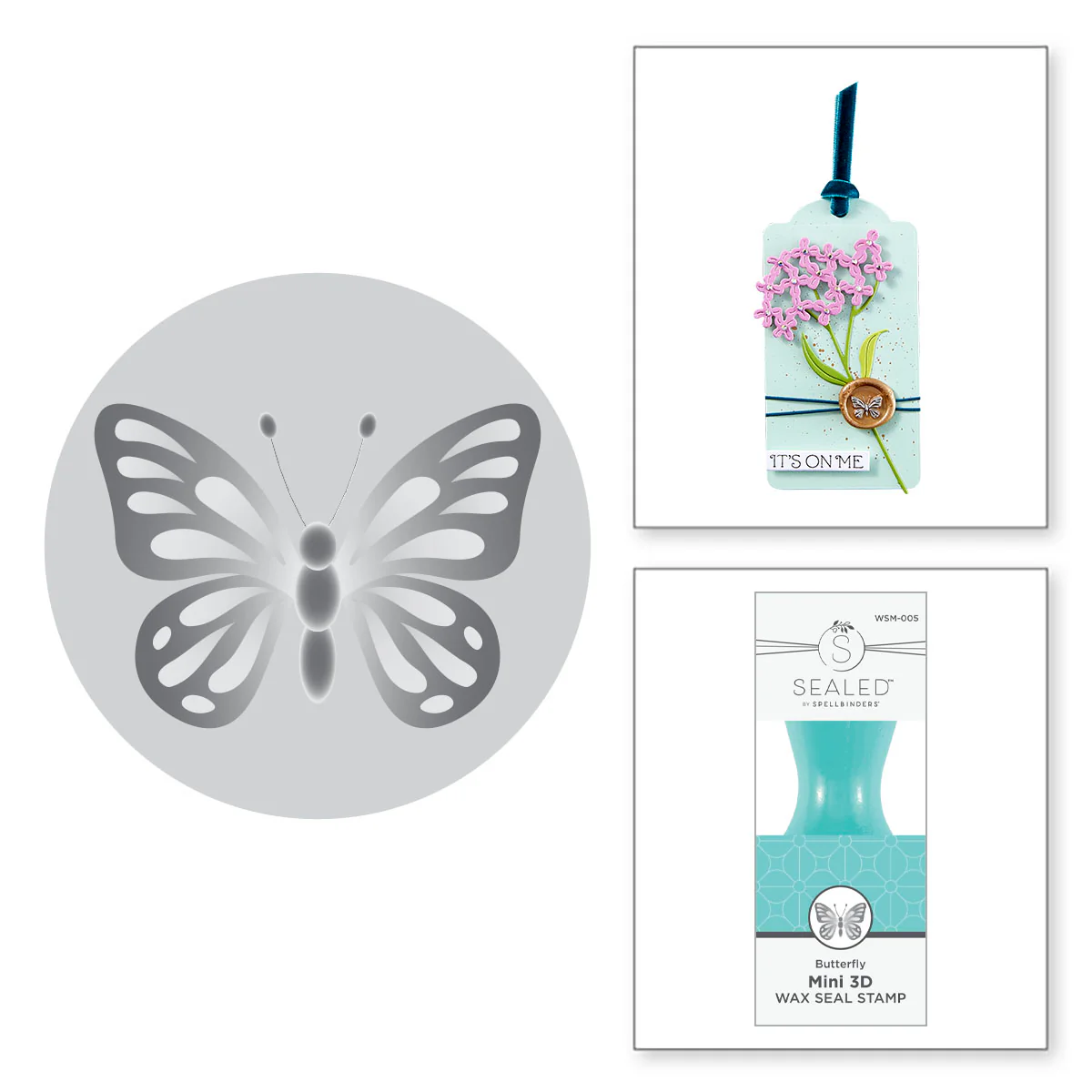 Spellbinders - Mini 3D Wax Seal - Butterfly