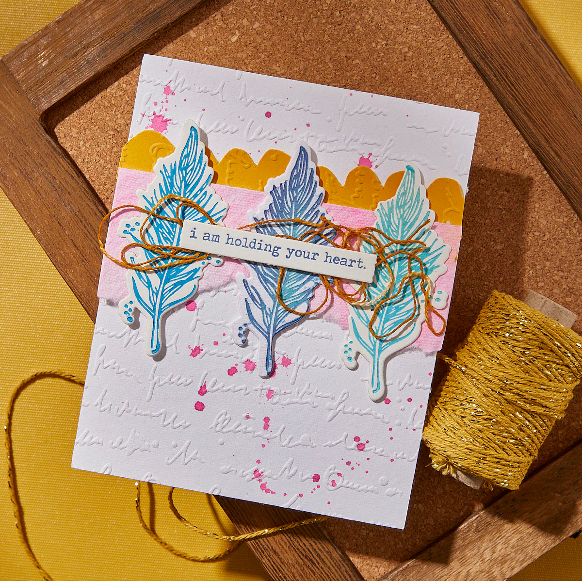Spellbinders - BetterPress - Feather Dream Press Plate & Die Bundle