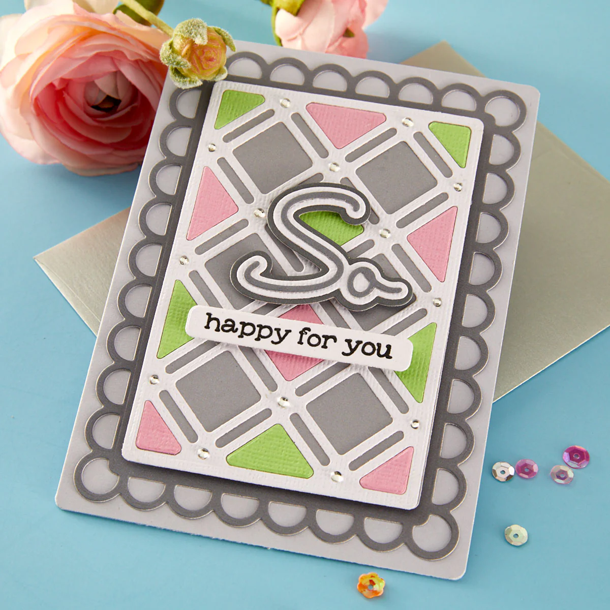 Spellbinders - So Amazing Sentiments Stamp & Die Bundle