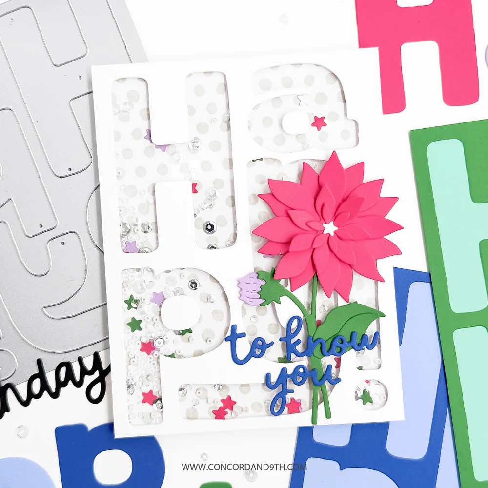 Concord & 9th - Big Happy Patterns Die Set