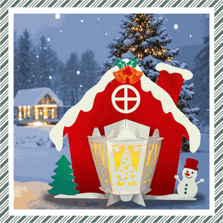 CrafTreat - DIY Paper Lantern - Winter House