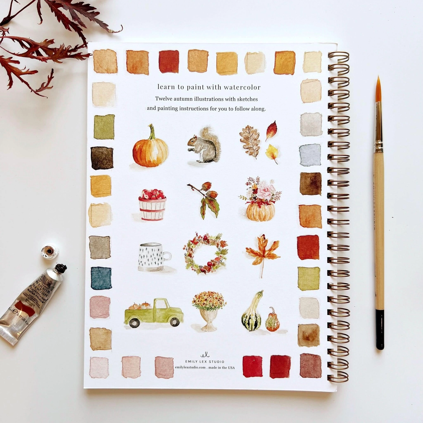 Emily Lex Studio - Watercolor Workbook - Autumn
