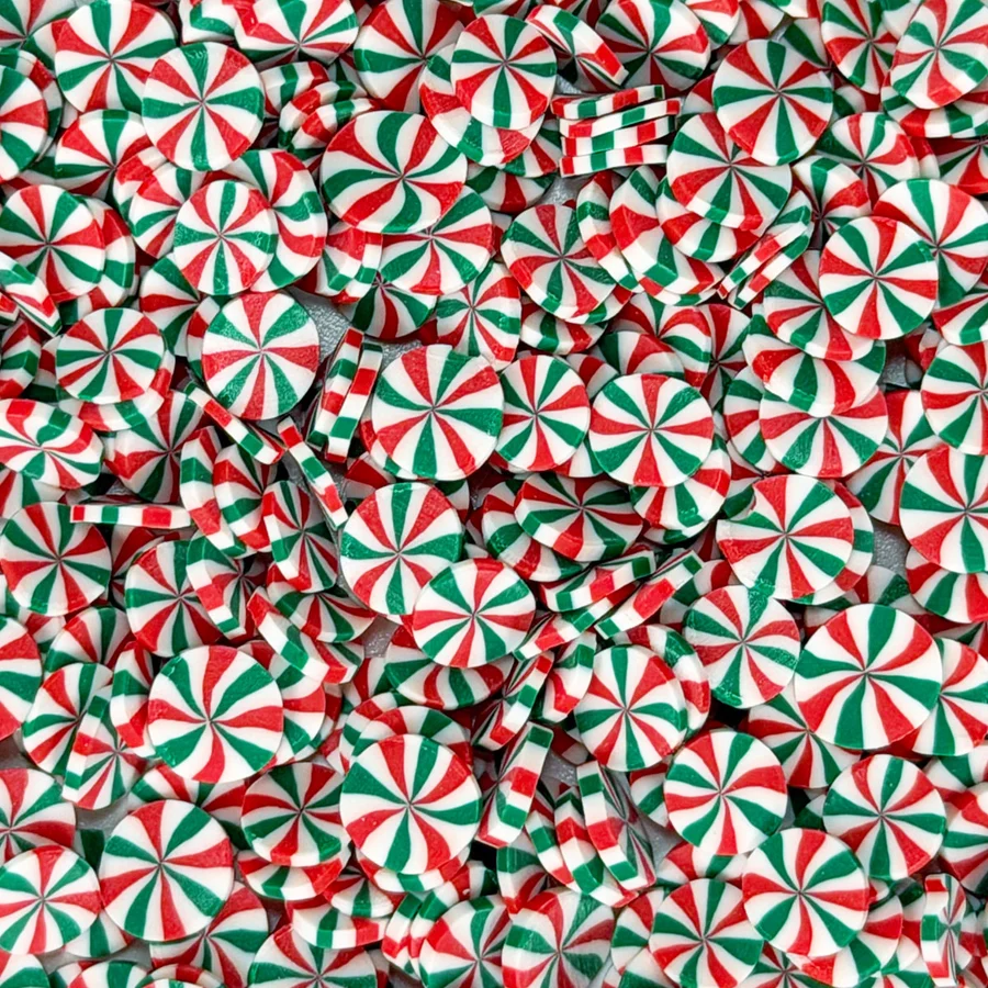 Lawn Fawn - Tiny Treasures - Christmas Mints Clay Pieces
