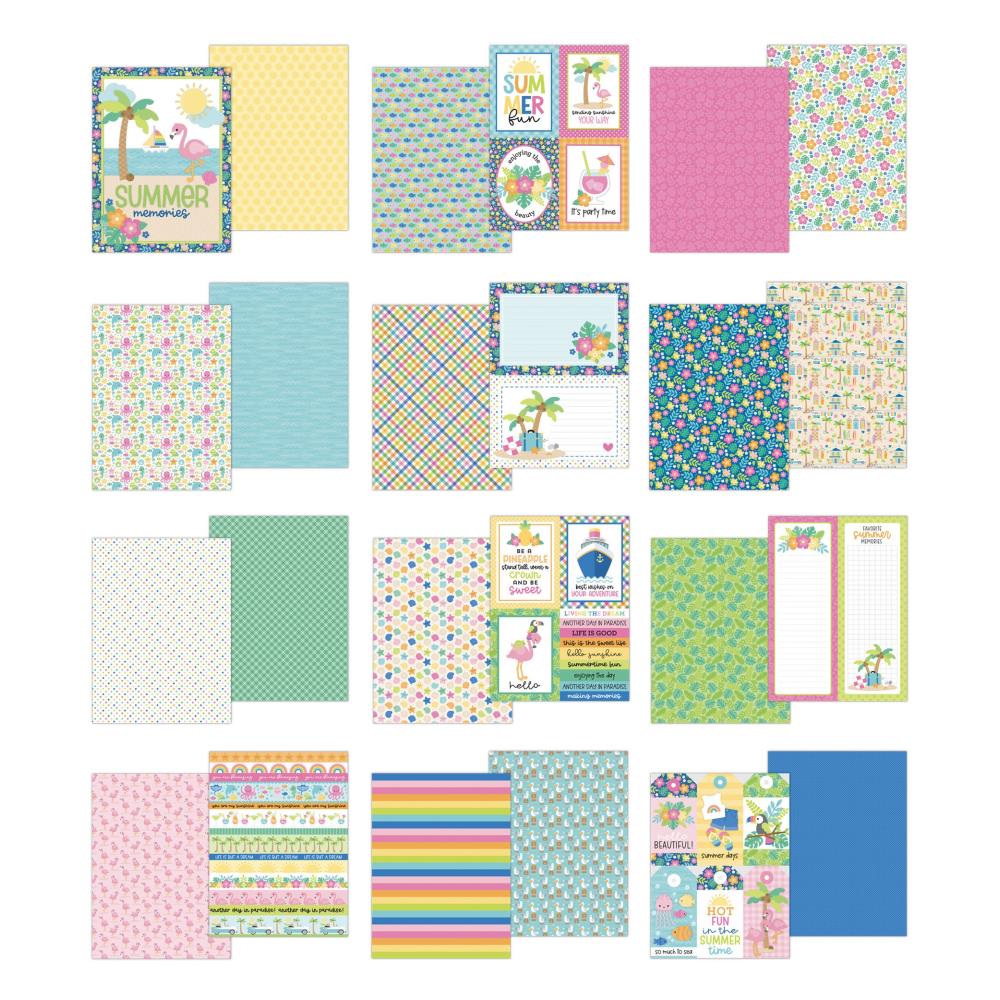 Doodlebug - Summer Fun - 6x8 Paper Pad