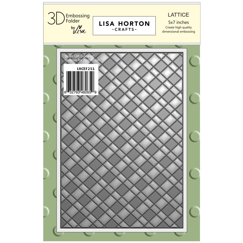 Lisa Horton - Lattice Embossing Folder