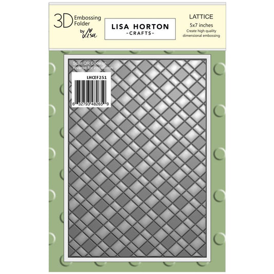 Lisa Horton - Lattice Embossing Folder