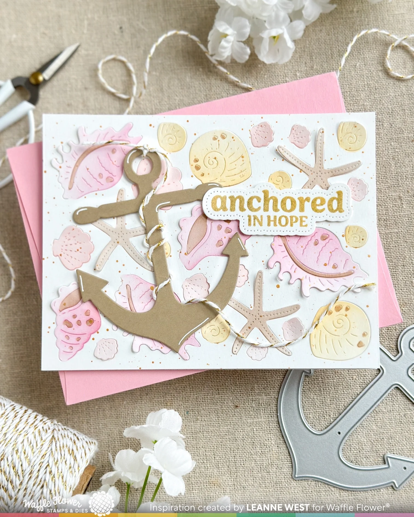 Waffle Flower - Floral Anchor Die