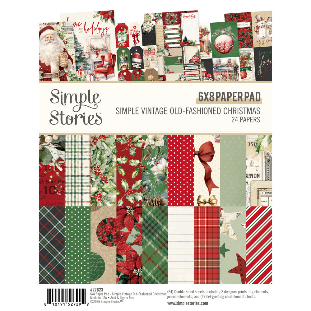 Simple Stories - Simple Vintage Old-Fashioned - 6x8 Paper Pad