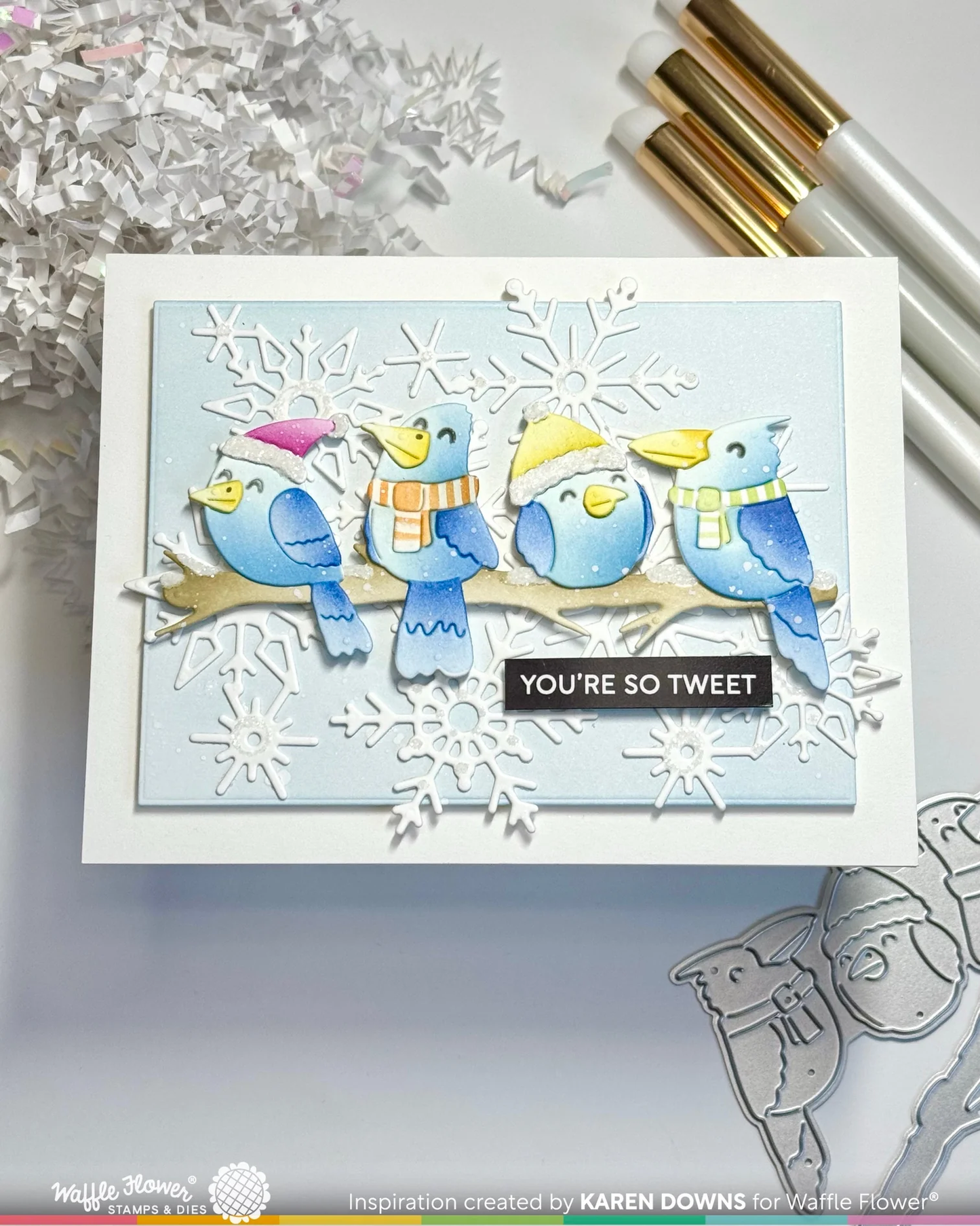 Waffle Flower - Subsentiments Birdie Diecut