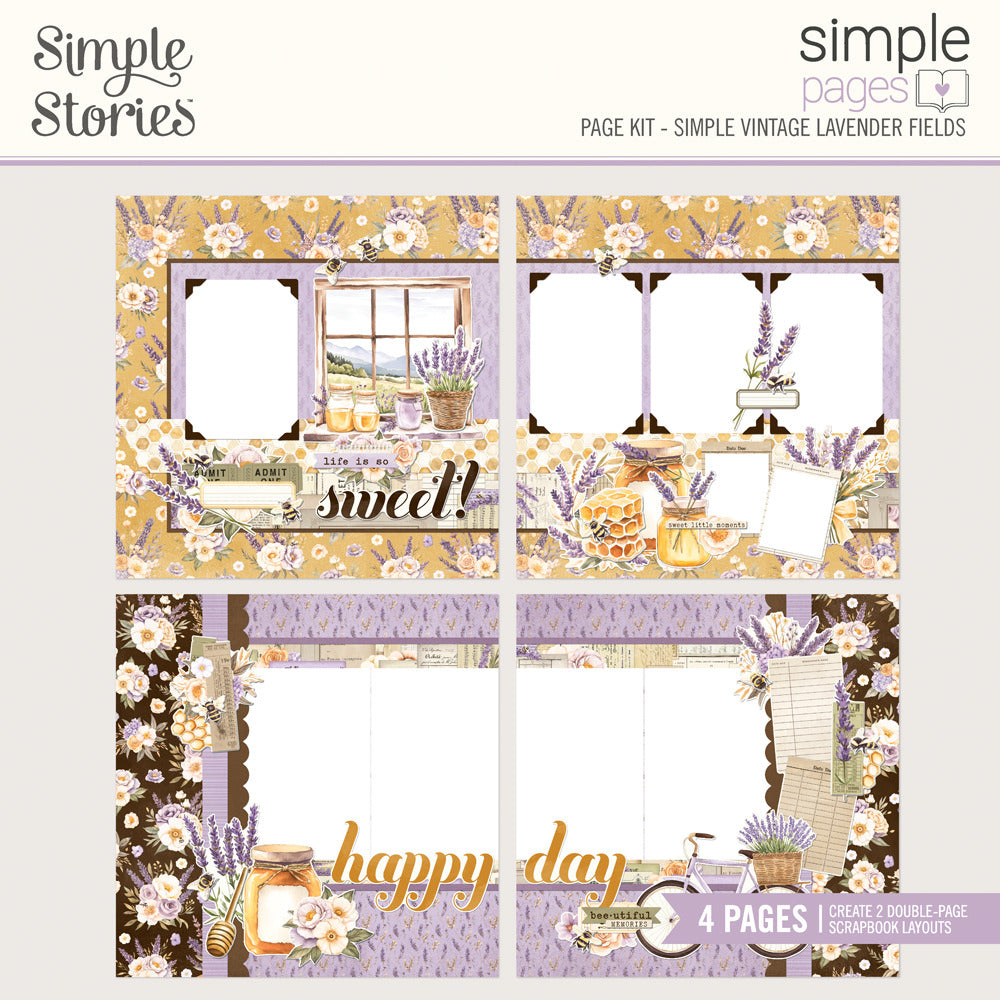 Simple Stories - Simple Vintage Lavender Fields - Simple Pages Page Kit