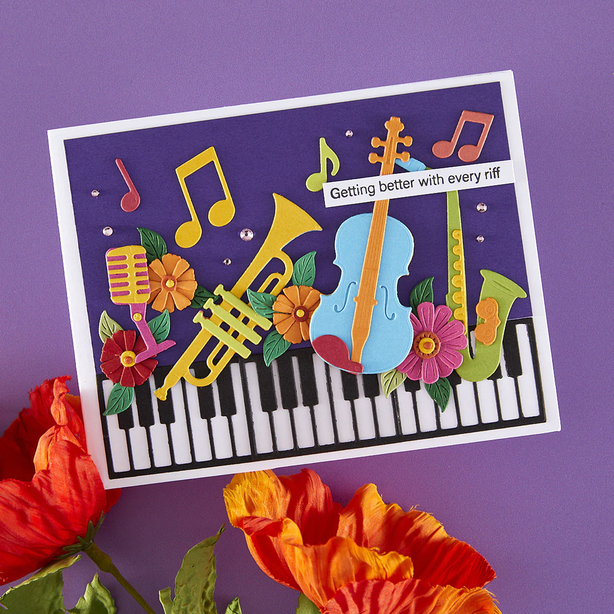 Spellbinders - Mini Musical Instruments Die Set