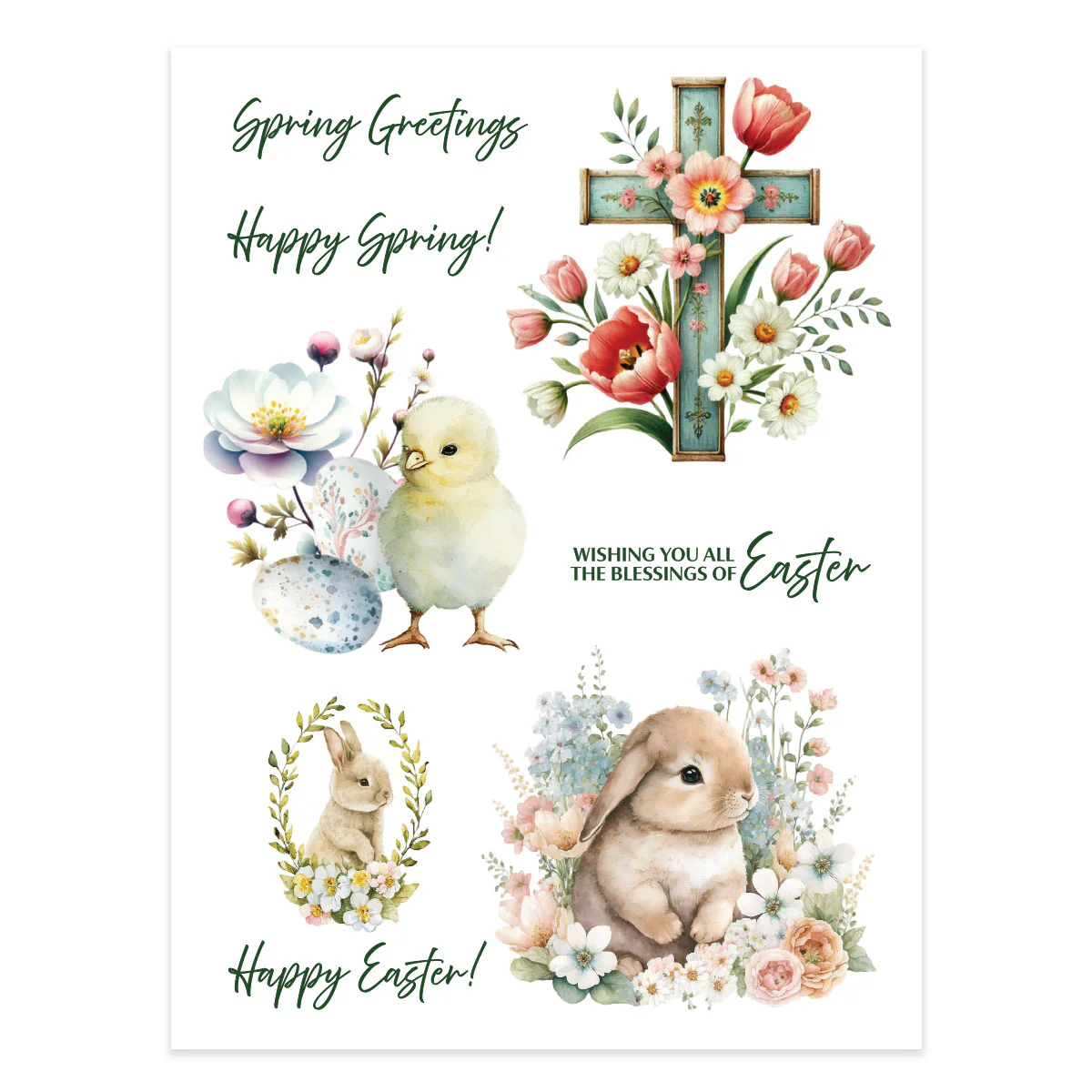 Spellbinders - Spring Blessings Rub-Ons