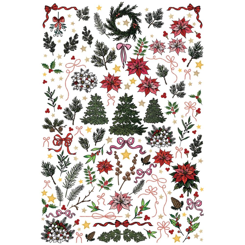 49 and Market - Mistletoe & Memories - Foliage Laser Cut Outs