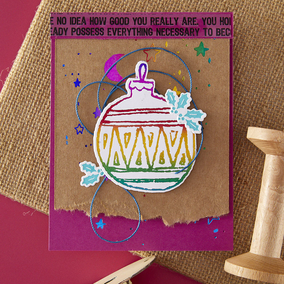 Spellbinders - BetterPress - Merry, Merry, Merry Bird Registration Press Plate & Die Bundle by Dina Wakley