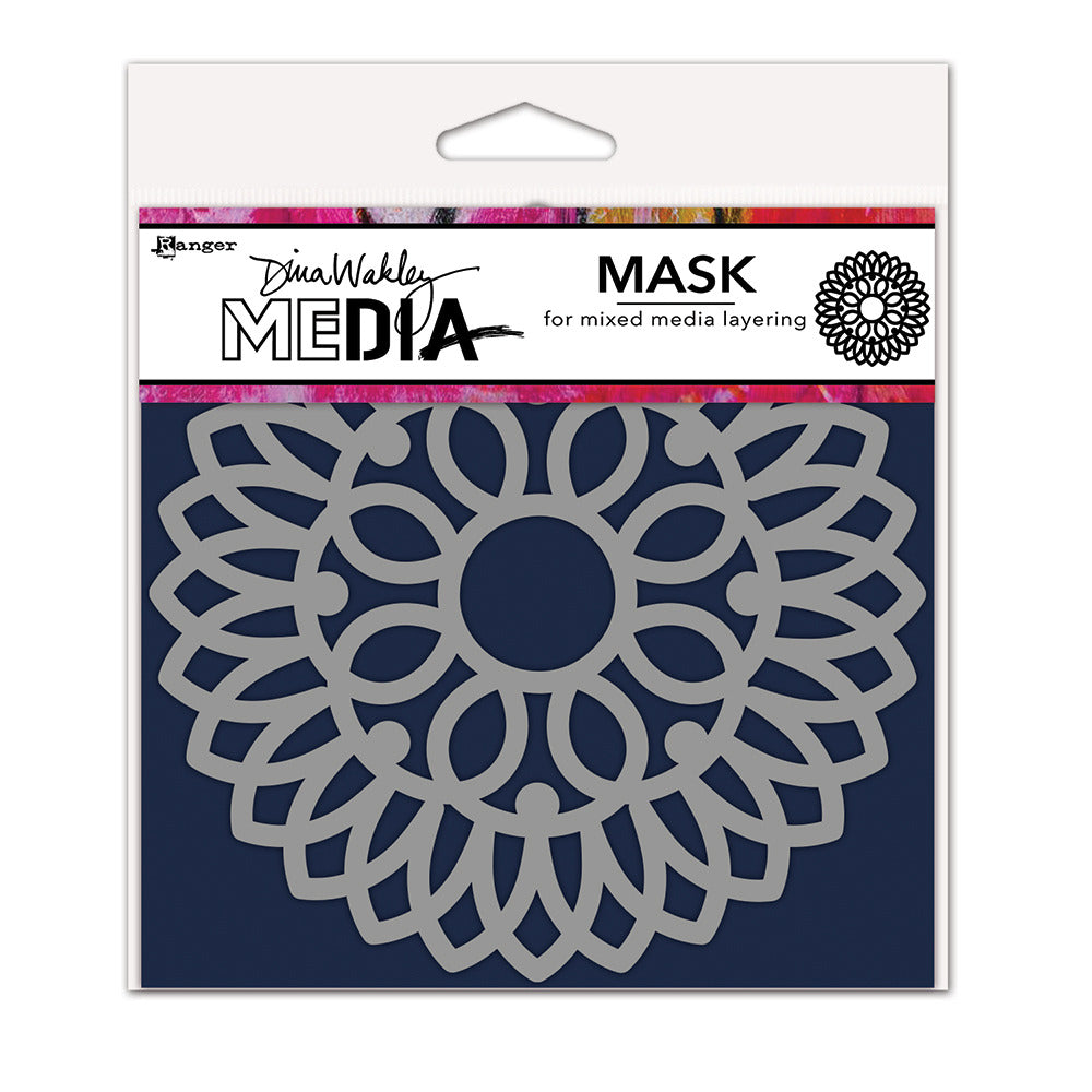 Dina Wakley - Pointy Doily Stencil