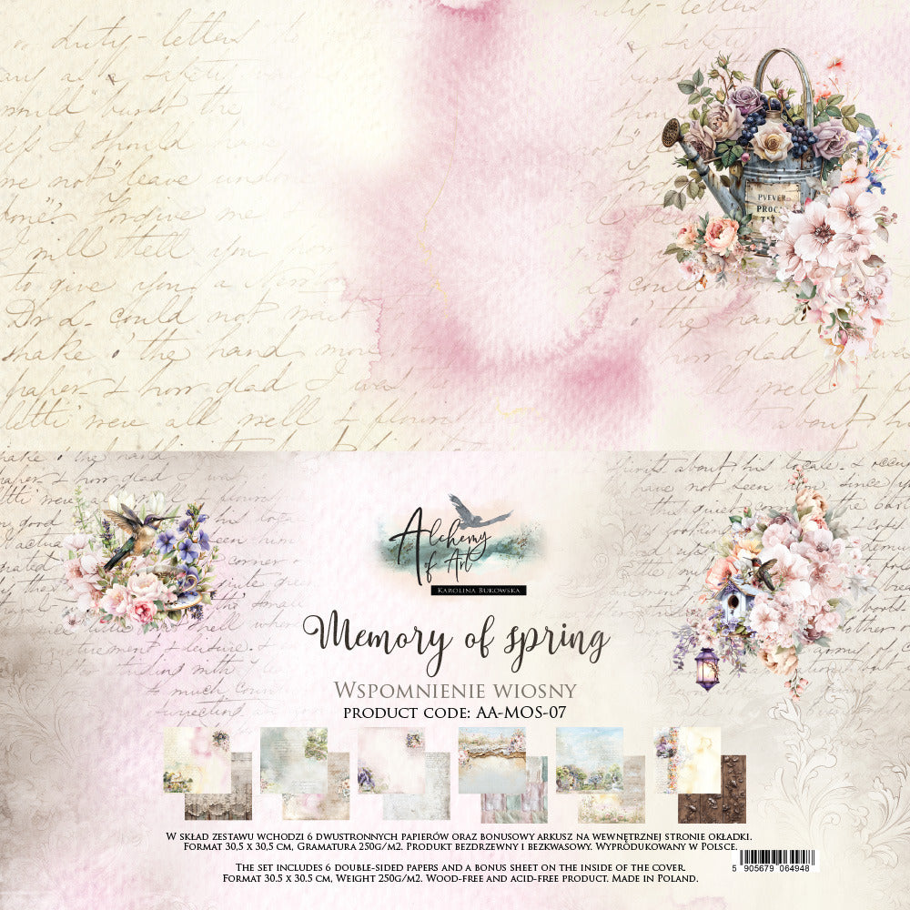Alchemy of Art - Memory of Spring - 12x12 Paper Pack