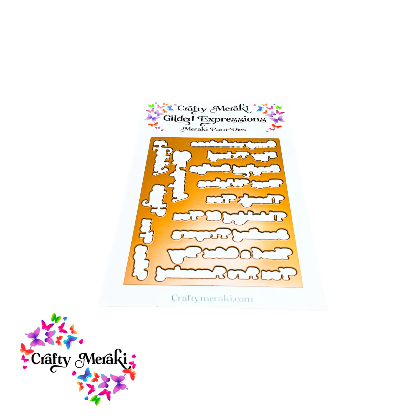 Crafty Meraki - Gilded Expression Stamp & Die Bundle