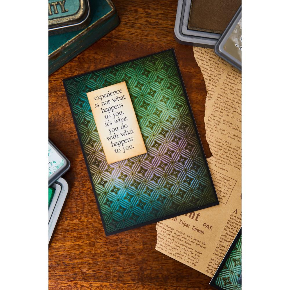 Sizzix - Texture Fades Embossing Folder - Valut Diamonds