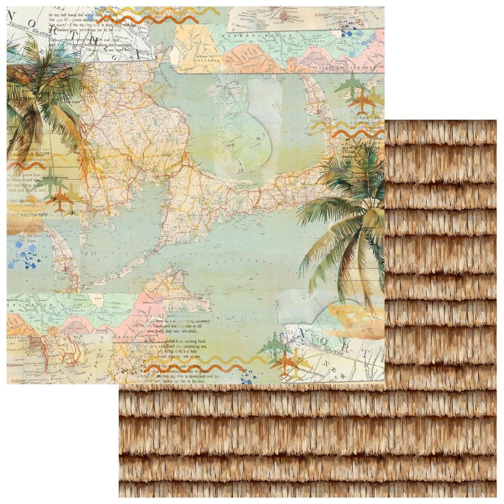 49 and Market - Beach Vibes - Cardstock: Saltwater