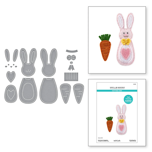 Spellbinders - Felt Carrot Companion Die Set
