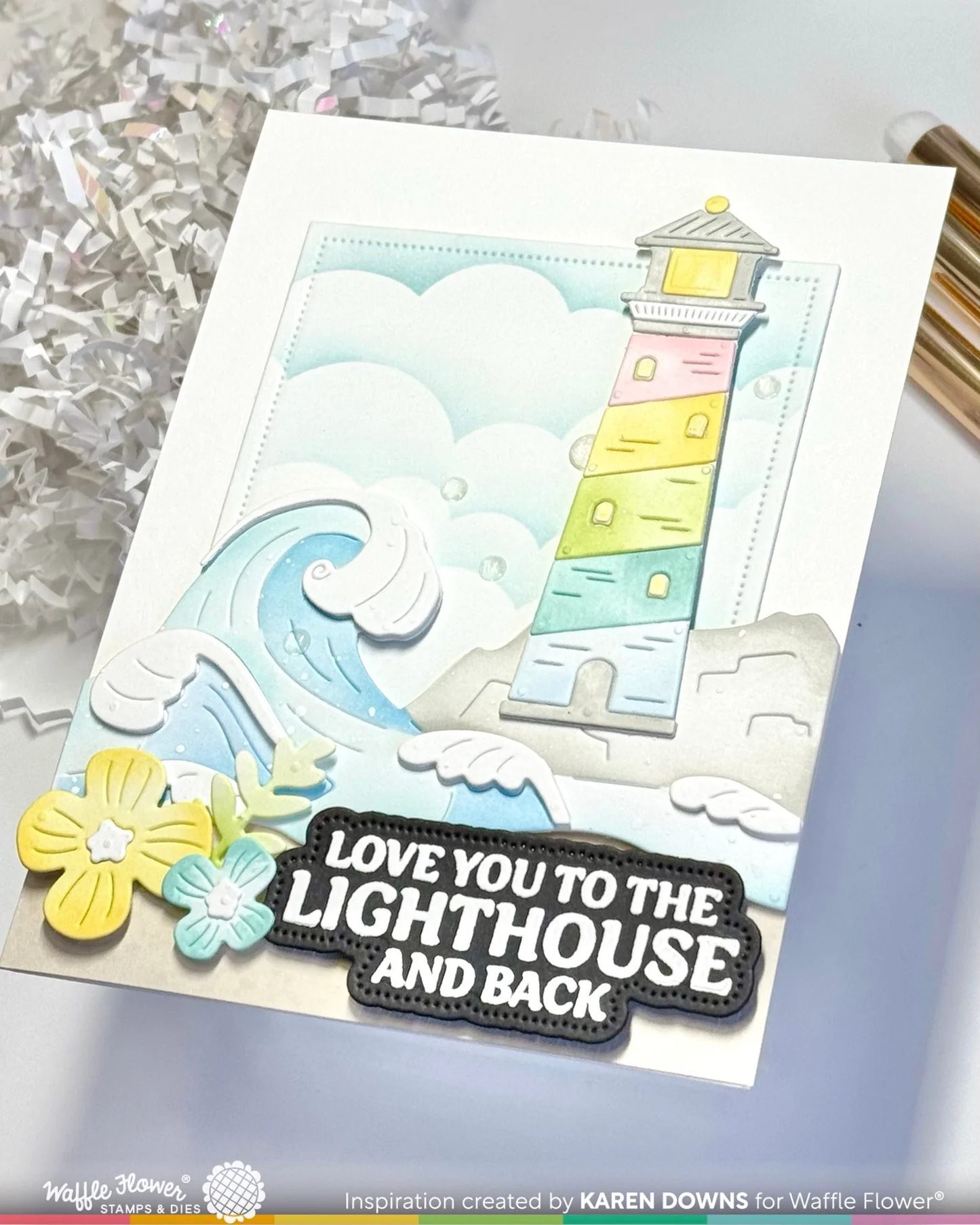 Waffle Flower - Nesting Piercing Squares Die Set