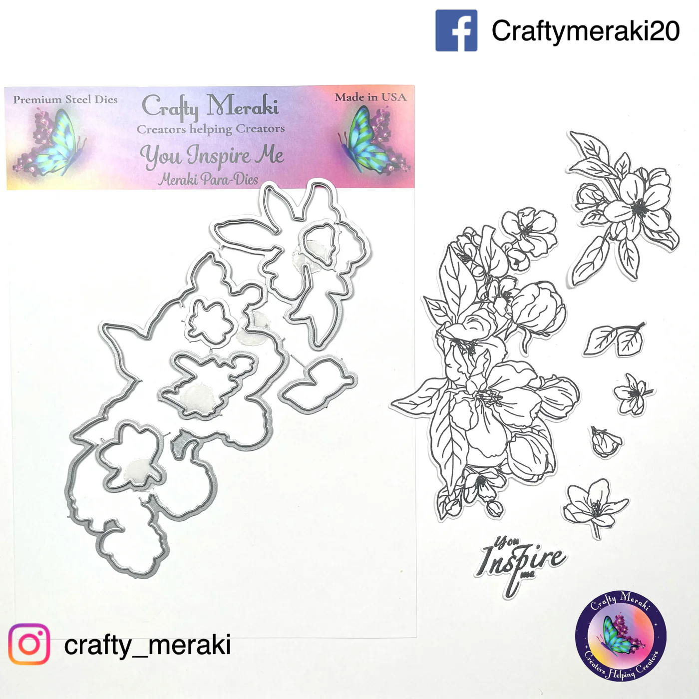 Crafty Meraki - You Inspire Me Die Set